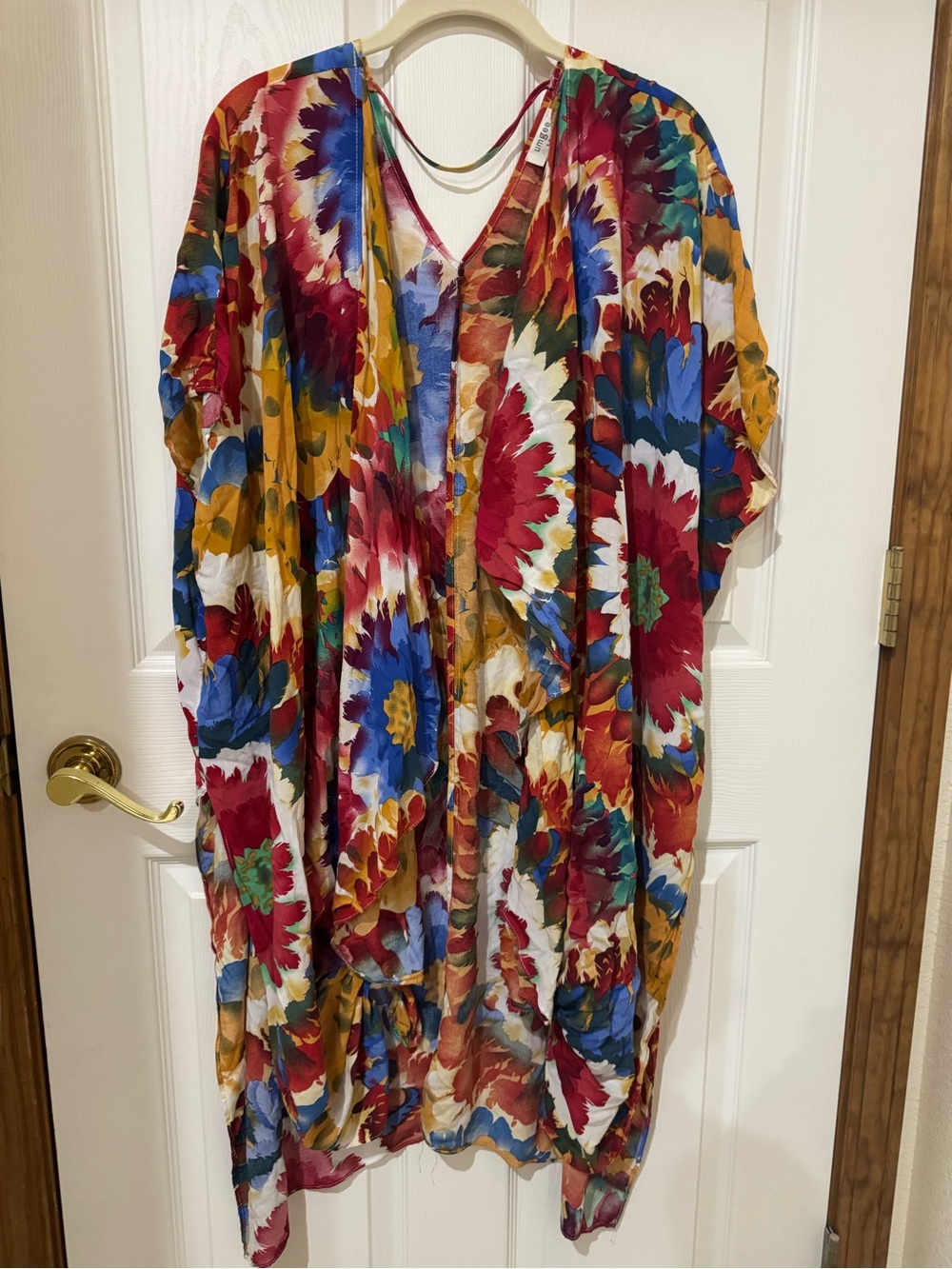 Umgee Floral Multi-Color V-Neck Kimono